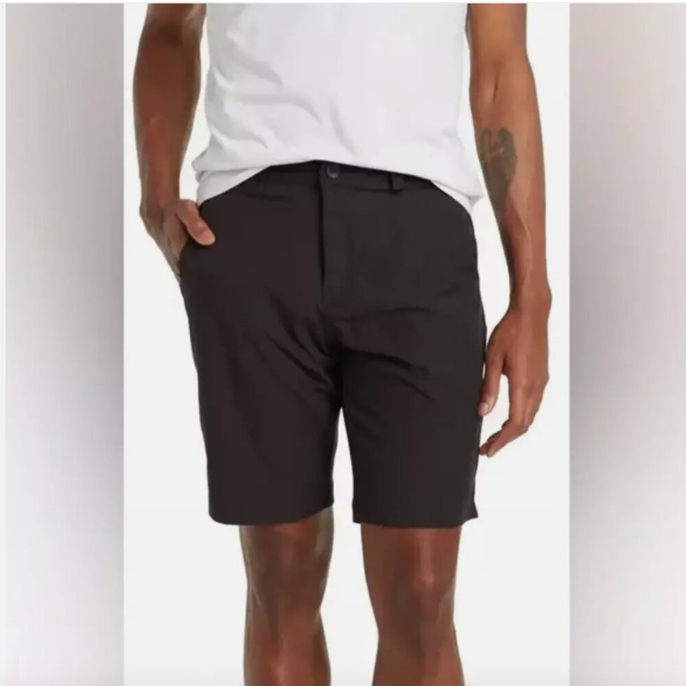 COASTAORO Men's Newport Tech Shorts Size 38 - Black NWT